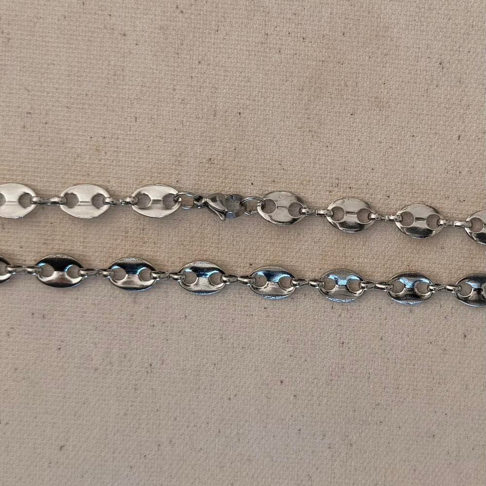 Y2k 2000s silver chain necklace - Picture 8 of 8